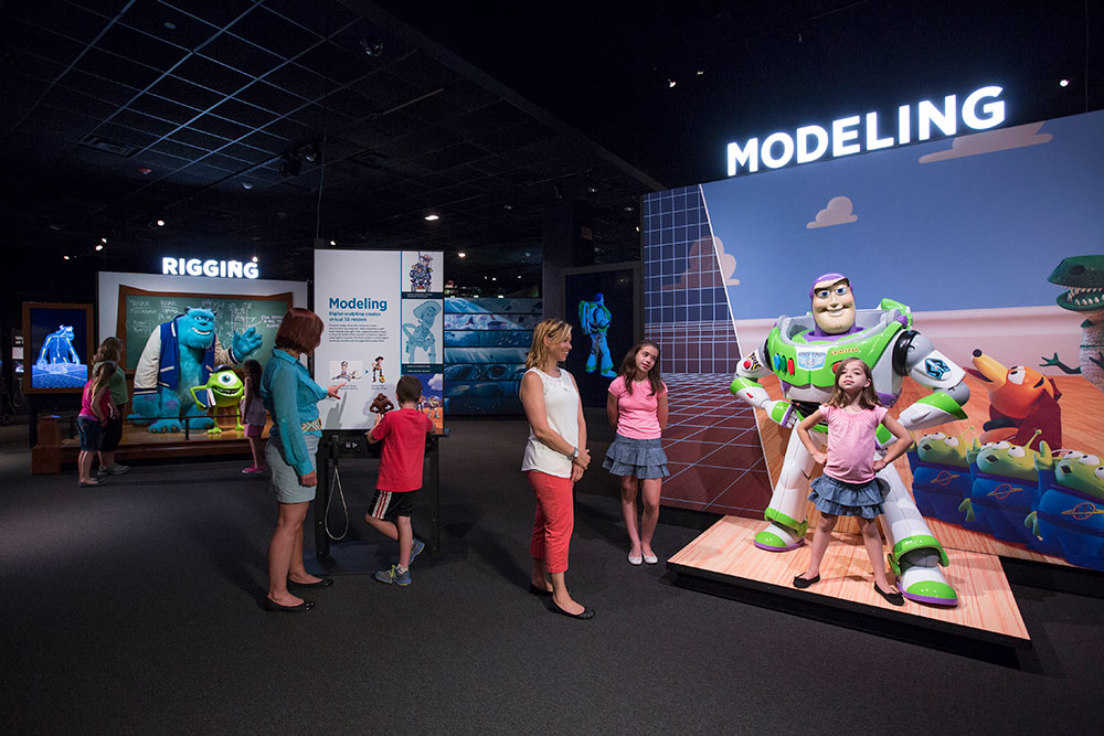 Pixar Exhibit Wide Shot