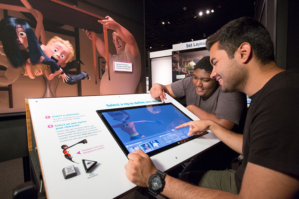Science Behind Pixar Interactive Station
